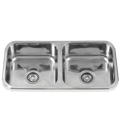 Bacha Cocina Doble Starken U7640 72 X 36 X 15 Cm Acero Inox 0