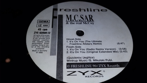 Mcsar The Real Mccoy Its On You Remix Freshline Vinilo Maxi 1