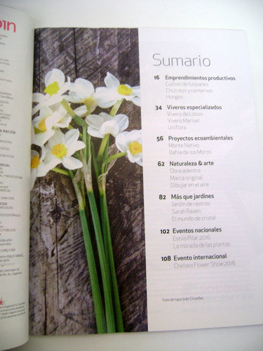 Revista Jardin Anuario 2016 Tulipanes Chutneys Hongos Boedo 1
