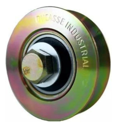 Rueda Acero Porton Corredizo C/ Ruleman Perno 64mm P/ 100kg 0