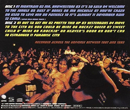 Guns N Roses Live Era 87 - 93 Japan Import  Cd X 2 Nuevo 0