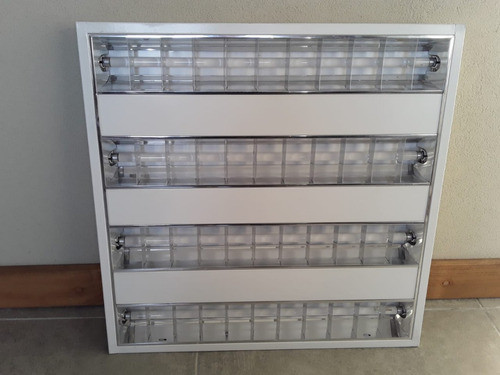 Artefacto Iluminación Embutir 4x14w Doble Parabólico Philips 0