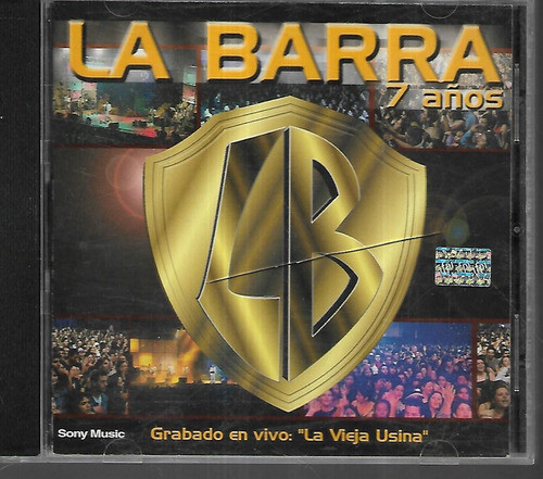 La Barra Album 7 Años En Vivo En La Vieja Usina Sello Sony 0