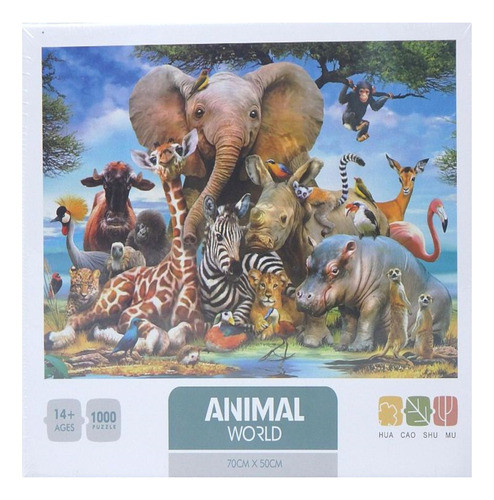 Rompecabeza Puzzle X 1000pzs Animal World Fd1000269 (25) 0