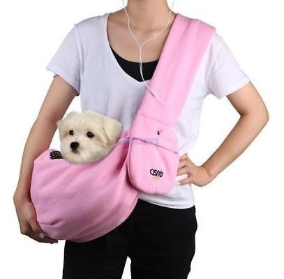Rosa Pequeña Mascota Perro Gato Honda Bolsa Bolsa Bolso Shou 1