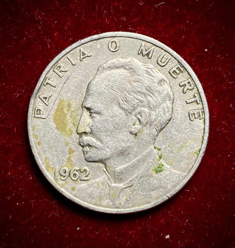 Moneda 20 Centavos Cuba 1962 Muerte José Marti Km 31 1