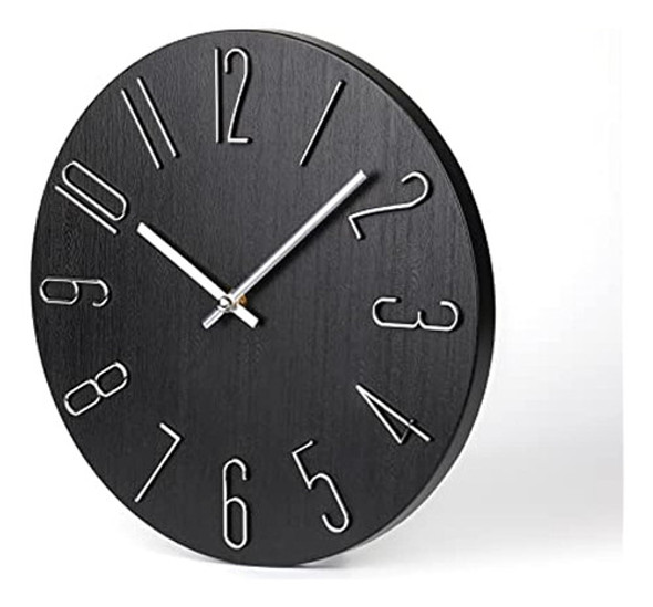 Reloj De Pared 12  Silencioso Sin Tictac Relojes De Pared De 1
