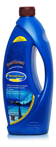 Sequestrante Eliminador Inibidor De Metais Piscinas Spa 1lt 0