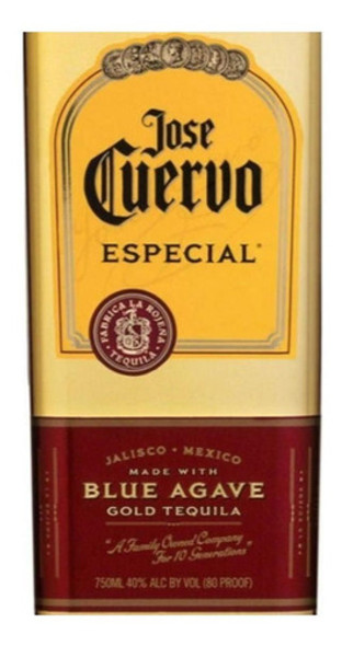 Tequila Jose Cuervo Especial Dorado Gold Reposado 750 1