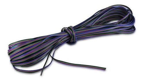 Cable Rgb De 1mm 18 Awg Para Tiras Luces Led X1m 0