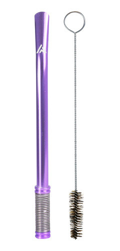 Bomba De Inox P/ Tereré Mola Externa Azarte - Roxo 0