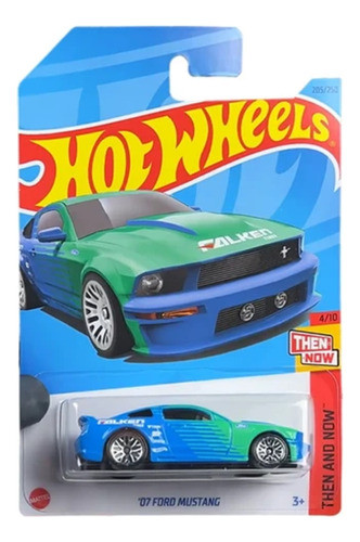 Hot Wheels Ford Mustang 2007 Falken Linha 2022 Then And Now 0