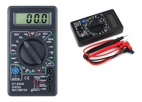 Multimetro Tester Digital Electrónica Economico Eurotech 0