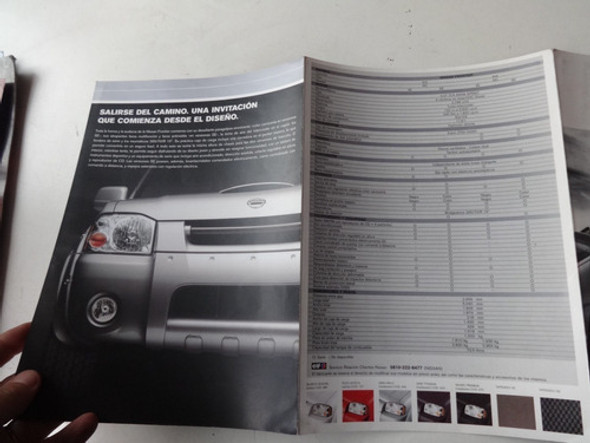 Folleto Nissan Frontier Auto Antiguo 4x4  No Manual Catalogo 1
