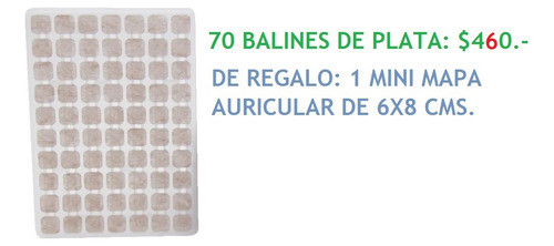 Microesferas De Plata Para Auriculoterapia Set X 70 Unidades 1