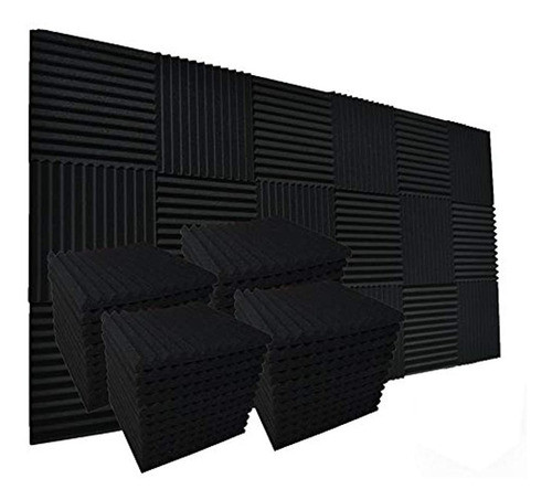Paquete De 96 Allxinlog Absorben El Eco Panel De Espuma Acús 0