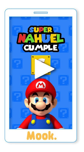 Mario Bros Invitación Animada En Video Digital 0