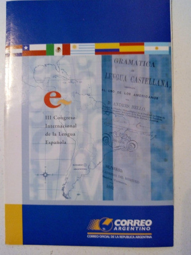 Volante Filatélico 988. Iii Congreso Internacional De La Len 1