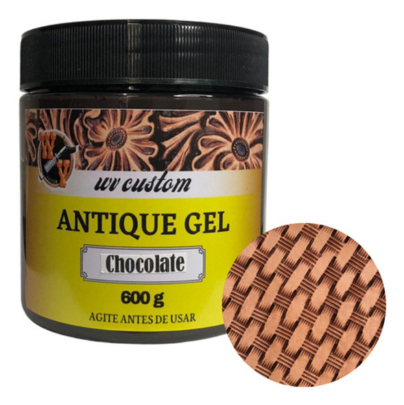 Antique Gel Envelhecimento De Couro - Chocolate 600 G 0
