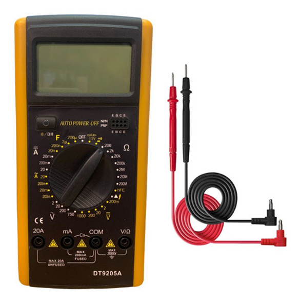 Tester Multimetro Digital     Model: Dt-9205a 0