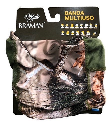 Tapabocas Camuflado 3d Braman 0