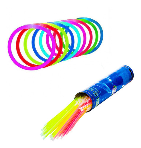 100 Pulseira Neon, Artigos Para Festas 1