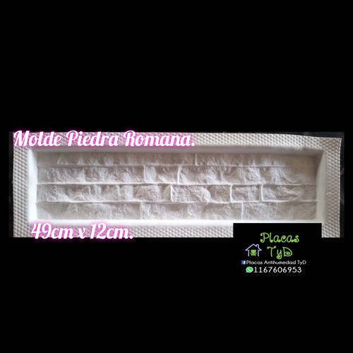 Molde Para Placas Antihumedad Piedra Romana 1