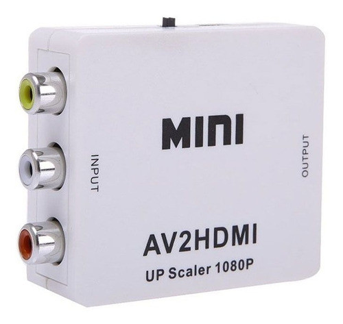 Conversor Av Para Hdmi 1080p Real 0