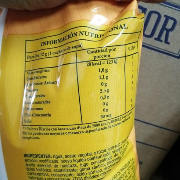 Mostaza Savora Original 1 Kilo 1