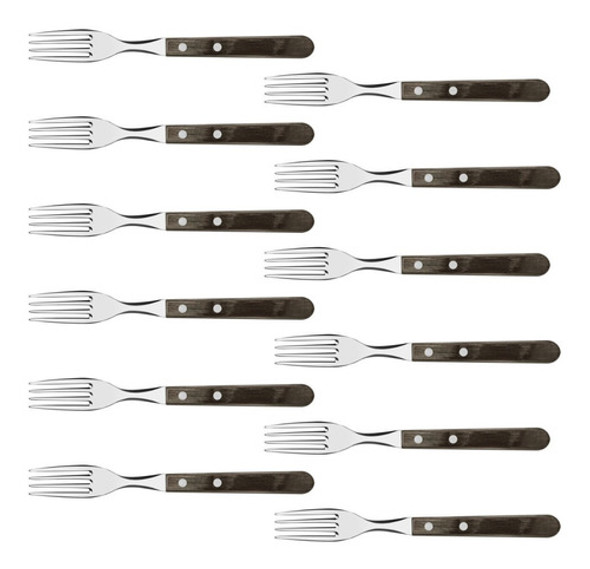 Tenedor Mesa Polywood Tramontina Asado Acero Inox 20cm X12u 0 Tenedor Mesa Polywood Tramontina Asado Acero Inox 20cm X12u 0