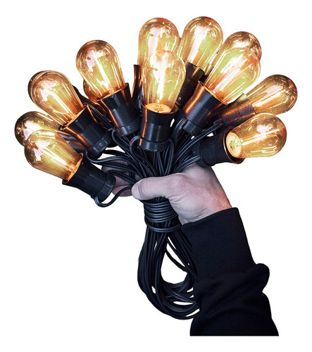 * 10 Mtrs Guirnalda De Luces Led Simil Filamento 1w 0