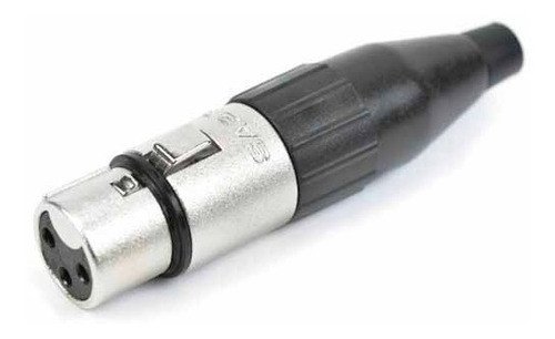 Kit C/ 04 Plugs Conectores Xlr Fêmea Santo Angelo Sa2x 1
