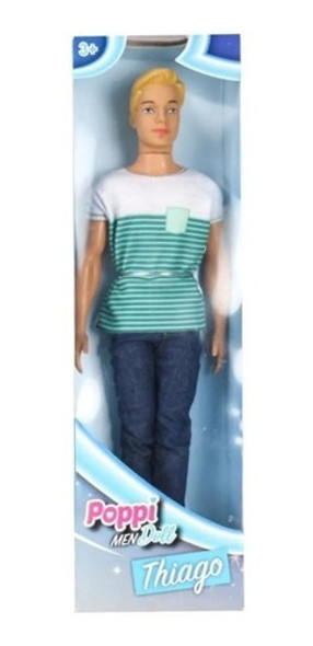 Poppi Muñeco Thiago Men Doll Articulado 29cm 0