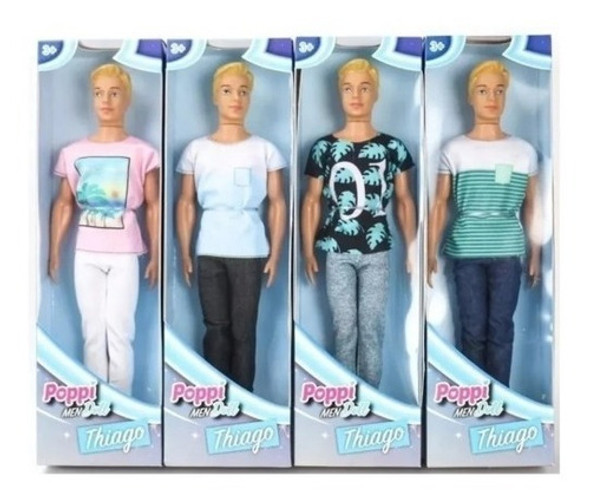 Poppi Muñeco Thiago Men Doll Articulado 29cm 1