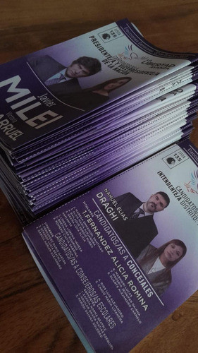 Milei Histórico 2023. Pack X 20 Boletas. Valotage 1