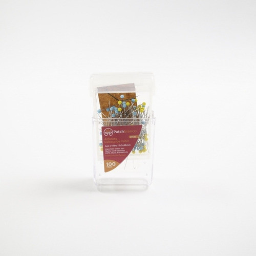 Alfinete Cabeça De Vidro 36x0,50mm - Blister C/ 100 Unid 0