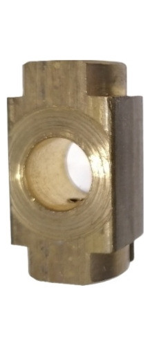 Conector Bronce Frenos Ag.7/16-2salidas Caño 3/16 0