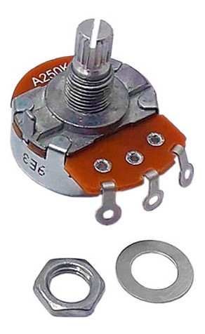 Kit 3 Potenciometro A250k Alpha Base Grande Eixo Longo 1