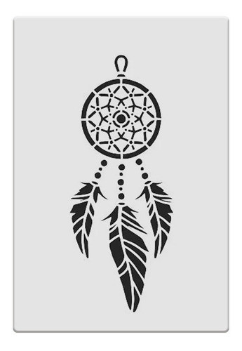 Stencil De Atrapasueños  Para Usar Con Aerografo O Pincel 0