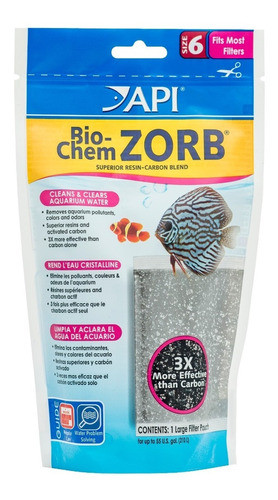 Api Bio-chem Zorb 210 Lts Doble Resina Acuario Peces Reef 1