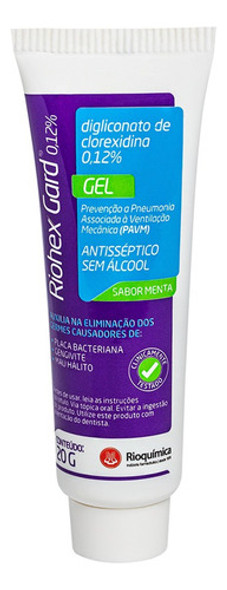 Kit C/ 5 Antisséptico Bucal Gel Dental Clorexidina 0,12% 1