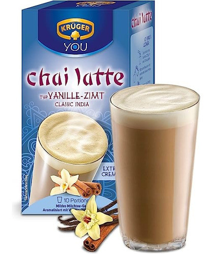 Te Chai Latte Kruger Classic India Vainlla X 10 Importado 1