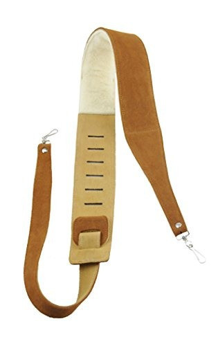 Perris Leathers | Suede Banjo Straps Padded W Soft Sheepski 0