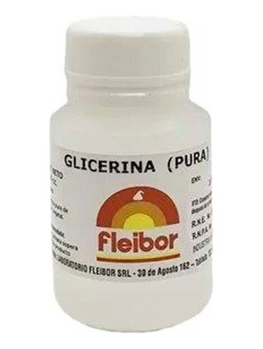 Glicerina Pura Vegetal Fleibor X 60cm3 Cotillon Sergio Once 0