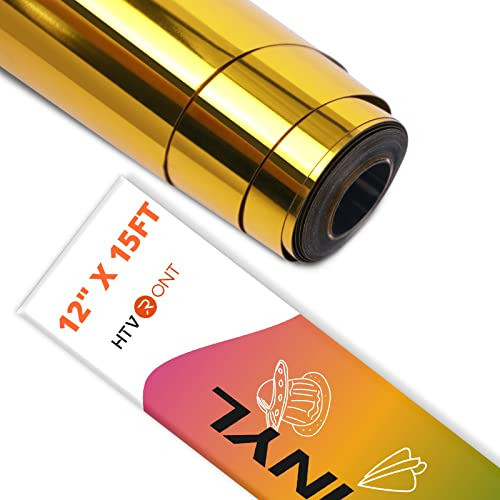 Vinilo 30cm X 4.5m Metallic Gold Adhesivo Para Cricut 0