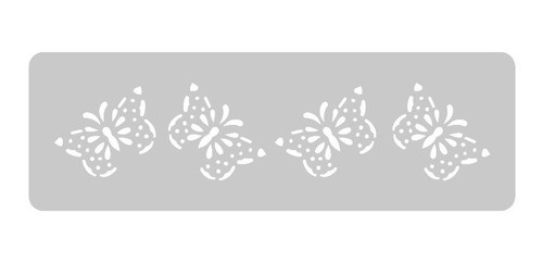 Stencil Eq Arte 4,5 X 24 - Mariposas Caladas (247) 0