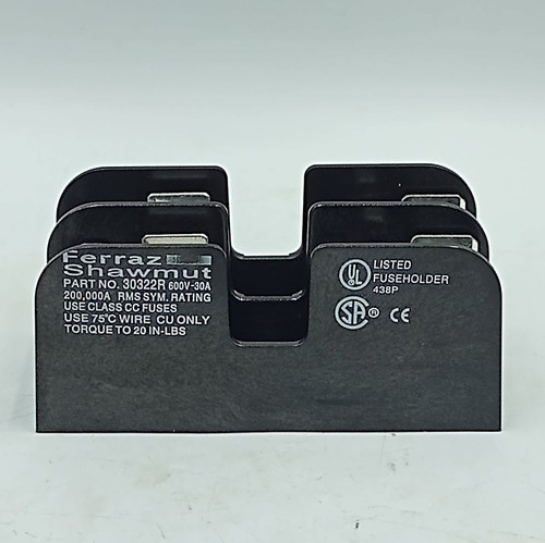 Porta Fusível Ferraz Shawmut 30322r 30a 600v 1
