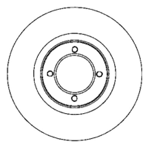 Disco Freno Del (228mm) Toyota Corolla 1979-1981 0