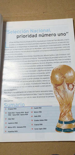 Libro De La Historia Argentina De Los Mundiales De Fútbol 1