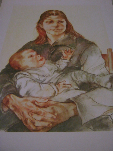 Carlos Alonso Maternidad 1976 Lamina De Calidad P/ Enmarcar 1